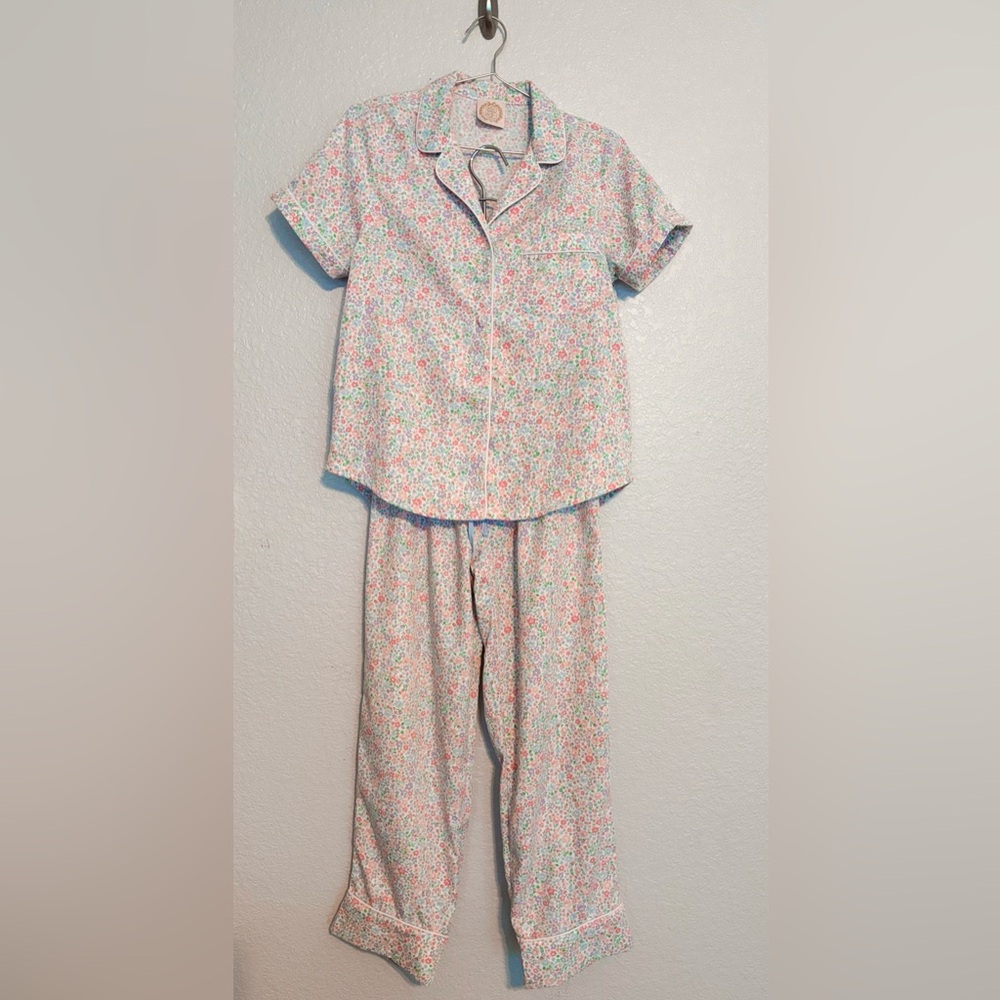 The Beaufort Bonnet Company Pastel Floral Pajama Set